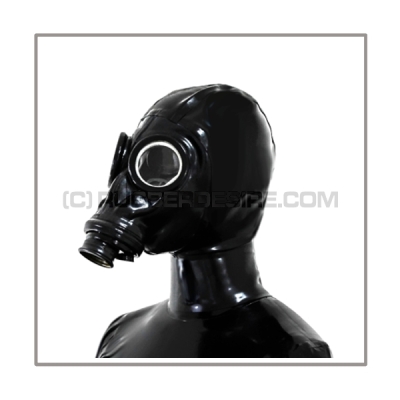Deluxe gasmask-zipper-hood HR-M in black - model M41-GP5